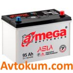 Аккумулятор A-mega Premium (Азия) 6СТ-95-А3E R+